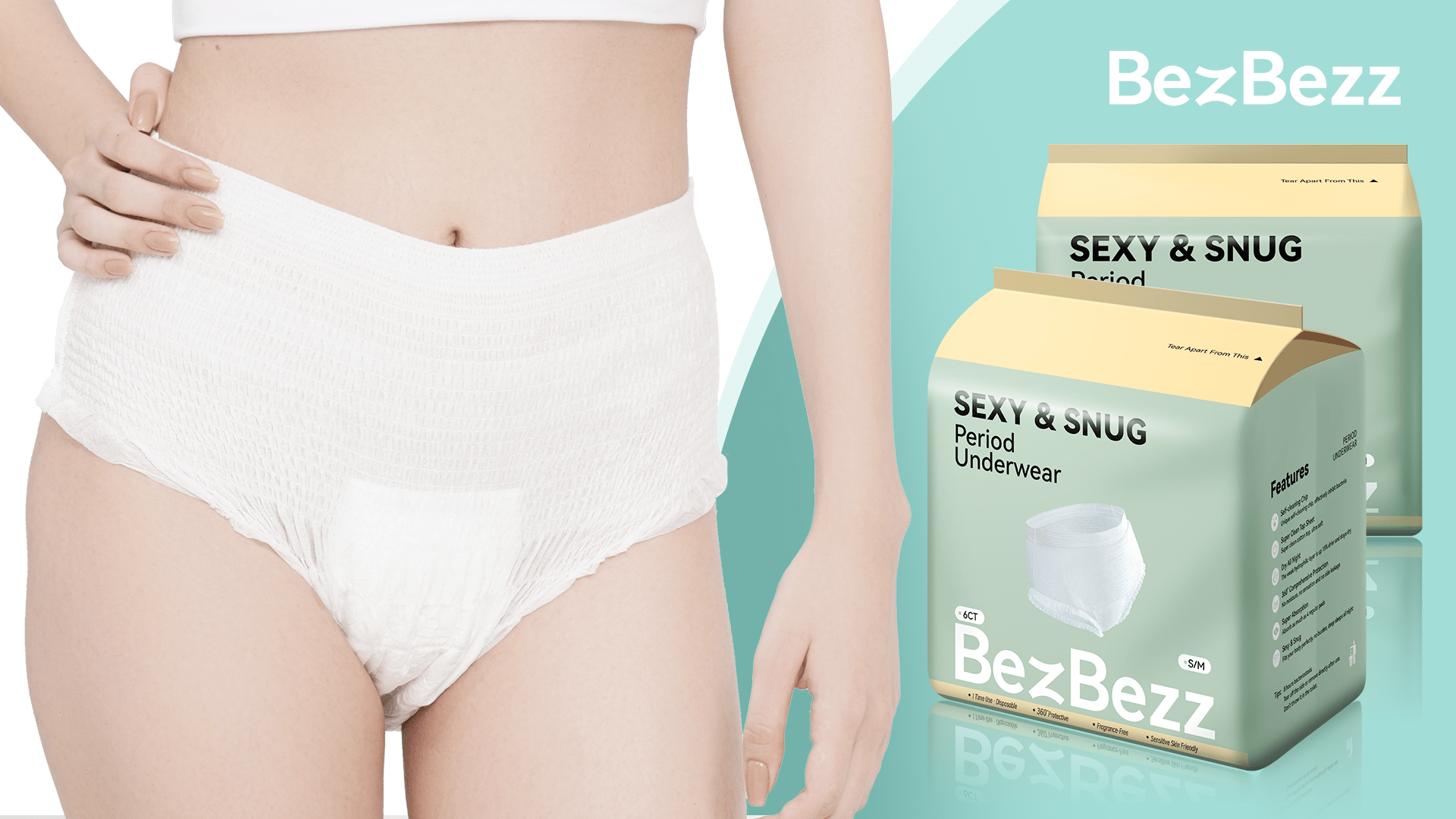 Should I Choose Adult Diapers as a Substitute for Period Underwear? –  BezBezz, image size:1920x1080