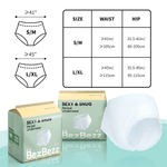 L/XL (10 Counts)Period Underwear | Disposable for Heavy Flow Women - BezBezz