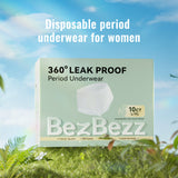 S/M (12 Counts)Period Underwear | Disposable for Heavy Flow Women - BezBezz