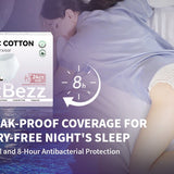 S/M (12 Counts)Period Underwear | Organic & Disposable for Heavy Flow Women - BezBezz