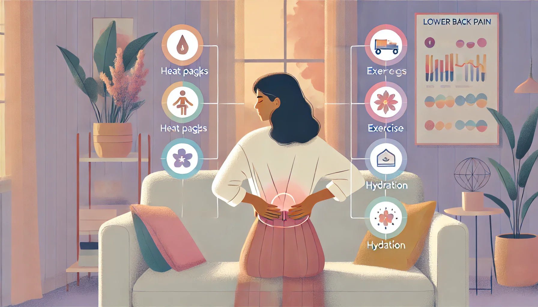 Understanding Lower Back Pain During Menstruation: Causes and 6 Effective Relief Methods - BezBezz