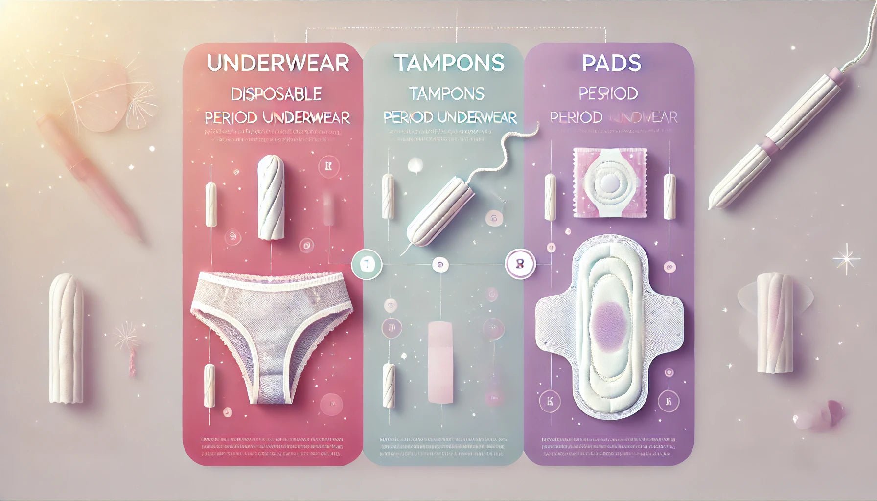 What Is the Difference Between Disposable Period Underwear, Tampons, and Period Pads? - BezBezz