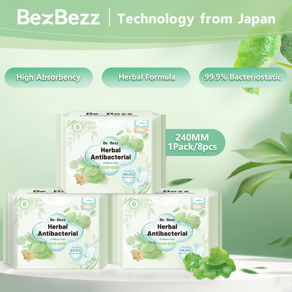 Herbal sanitary napkins for women during menstruation