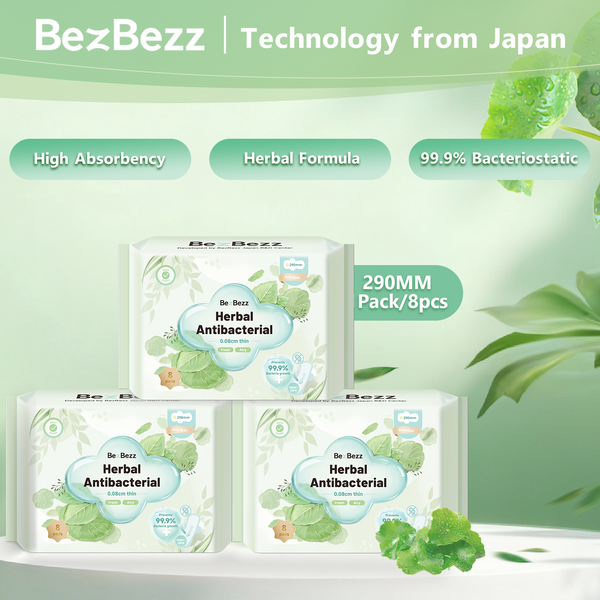 Herbal sanitary napkins for women during menstruation