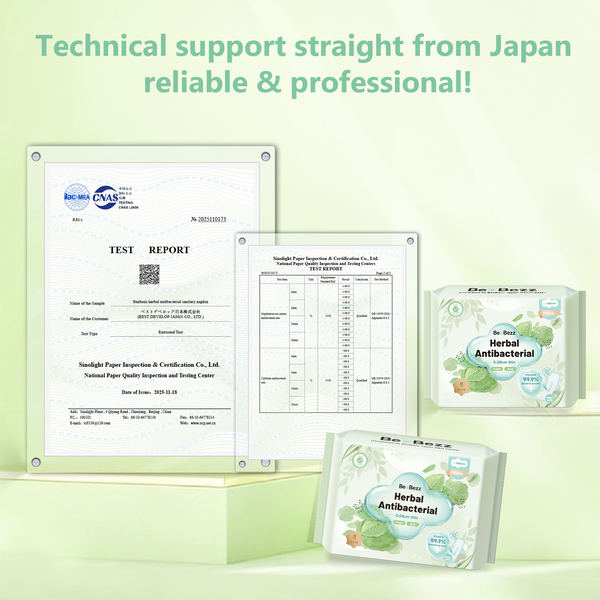 Herbal sanitary napkins for women during menstruation