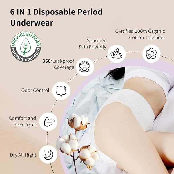 Period Underwear | Organic & Disposable for Heavy Flow Women