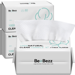 Disposable Skin Towels | Soft & Absorbent for Sensitive Skin 3 Packs - BezBezz